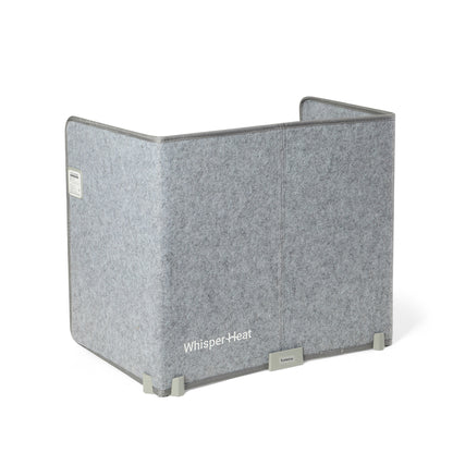Foldable Space Heater - Silent Radiant Heat - Leg & Foot Warmer with Thermostat