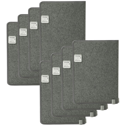Foldable Space Heater - Silent Radiant Heat - Leg & Foot Warmer with Thermostat 8-Pack