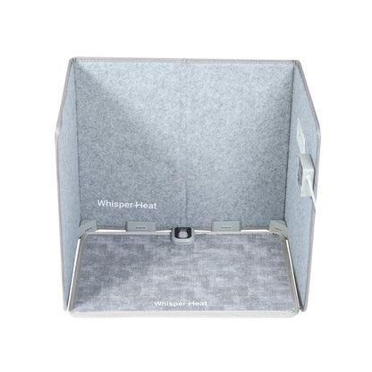 Complete Heat Set – Silent Under Desk & Floor Warmer – Personal Heater for Legs and Feet with Thermostat