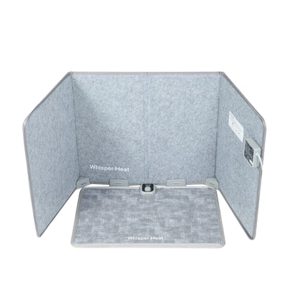 Complete Heat Set – Silent Under Desk & Floor Warmer – Personal Heater for Legs and Feet with Thermostat