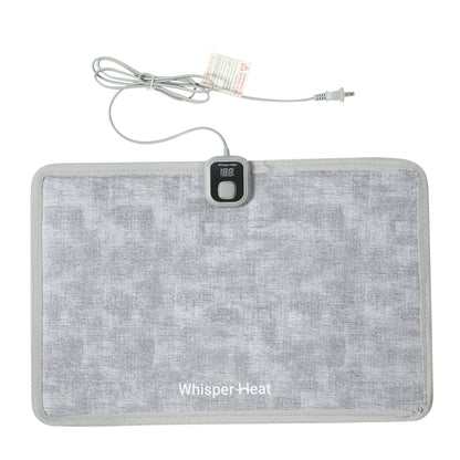 Whisper Heat - Electric Heated Floor Mat - Silent Warmth for Home & Office