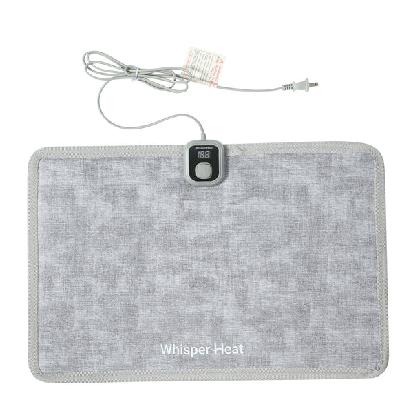 Whisper Heat - Electric Heated Floor Mat - Silent Warmth for Home & Office