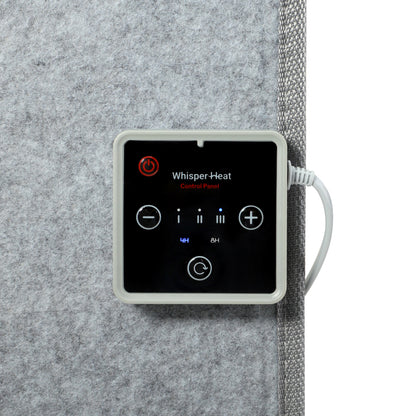 Foldable Space Heater - Silent Radiant Heat - Leg & Foot Warmer with Thermostat